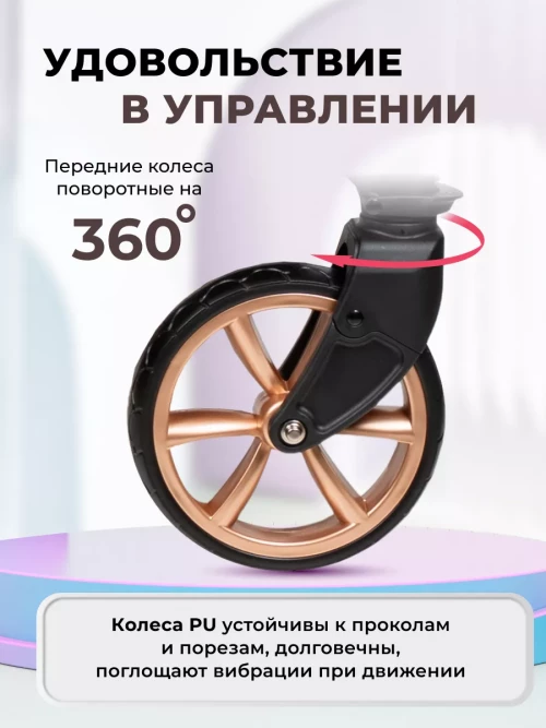 Коляска-трансформер Farfello Aimile Original New Gold 2 в 1 шоколадный