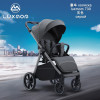 Коляска прогулочная Luxmom 730 серый с/р