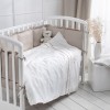 Комплект постельных принадлежностей Toys Sateen Collection (Песочный) т.м.PERINA