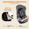 Автокресло Zlatek Atlantic ZL513 1/2/3 (9-36 кг) коричневый карбон