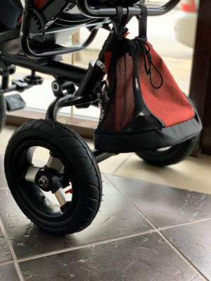 Велоколяска Luxmom S7 черный