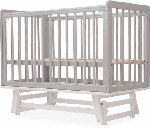 Кроватка Incanto Anniken New 120*60 с маятником серый/белый