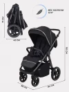 Коляска прогулочная Rant Caspia 2.0 RA100 Black