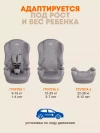 Автокресло Zlatek Atlantic ZL513 Basic 1/2/3 (9-36 кг) Серый умбра