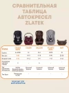 Автокресло Zlatek Atlantic ZL513 Basic 1/2/3 (9-36 кг) Серый умбра