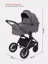 Коляска 3 в 1 Rant Falcon RA098 Grey