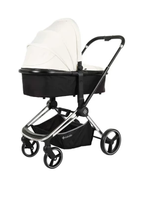 Коляска 2 в 1 Labala Raiz хром White (11WTE)