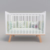 Кроватка Incanto Anniken New 120*60 без маятника белый/бук