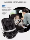 Автокресло Siger Престиж Isofix Lux 0/1/2/3 (0-36кг) оникс