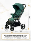 Коляска прогулочная Ining baby Zac KR336 green