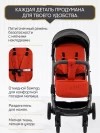 Коляска прогулочная Palankin Teo красный