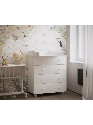 Комод Incanto Nova 800/4 белый