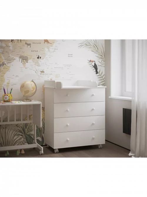 Комод Incanto Nova 800/4 белый