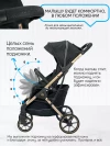 Коляска прогулочная Luxmom T2 черный