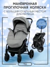 Коляска прогулочная Luxmom T2 серый