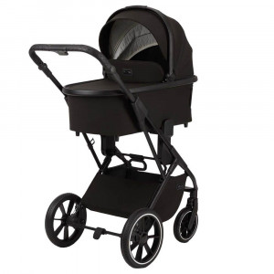 Коляска 2 в 1 Moon Piu black (633)