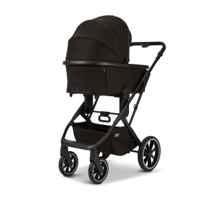 Коляска 2 в 1 Moon Piu black (633)