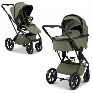 Коляска 2 в 1 Moon Piu moss green (655)