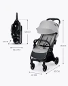 Коляска прогулочная Ining Baby Fold K353 grey