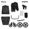 Коляска прогулочная Pituso Matrix PU Black