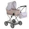 Коляска для кукол Pituso Dots Серый/Горошек