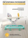 Ходунки Indigo Sunny бирюзовый