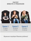 Автокресло Siger Стар Isofix Lux 1/2/3 (9-36кг) черный графит