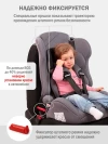 Автокресло Siger Стар Isofix Lux 1/2/3 (9-36кг) черный графит