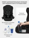 Автокресло Siger Стар Isofix Lux 1/2/3 (9-36кг) черный графит