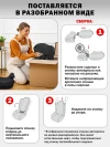 Автокресло Siger Стар Isofix Lux 1/2/3 (9-36кг) черный графит