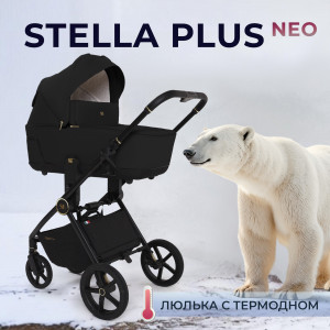 Коляска 2 в 1 Sweet Baby Stella Plus Neo Black - фото 1