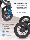Коляска 3 в 1 Farfello Sola Trio Comfort Greige/Серый