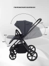 Коляска 2 в 1 Rant Teo RA120 Graphite