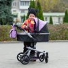 Коляски для кукол 2 в 1 Carrello Fortuna PINK BLACK