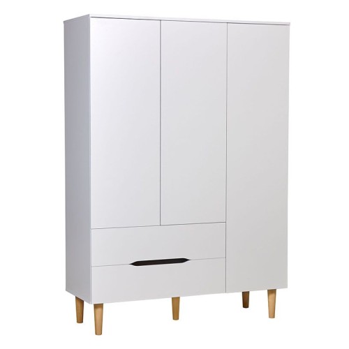 Шкаф Polini kids Simple 3615 3-х дверный белый-натуральный