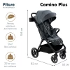 Коляска прогулочная Pituso Camino Graphite