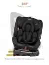 Автокресло Indigo Tourneo isofix 0/1/2/3 (0-36кг) черный твил