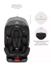 Автокресло Indigo Tourneo isofix 0/1/2/3 (0-36кг) черный твил