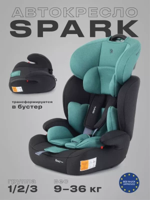 Автокресло Rant Basic Spark ZY10 1/2/3 (9-36 кг) Mint - фото 1