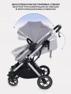 Коляска-трансформер MOWBaby Jasper MB022 3 в 1 Silver Grey