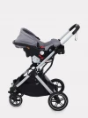 Коляска-трансформер MOWBaby Jasper MB022 3 в 1 Silver Grey