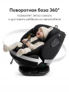 Автокресло Happy Baby Reex 0/1/2/3 (0-36кг) black