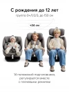 Автокресло Happy Baby Reex 0/1/2/3 (0-36кг) graphite