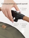 Коляска прогулочная Happy Baby Lynn dark olive & flora