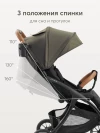 Коляска прогулочная Happy Baby Lynn dark olive & flora