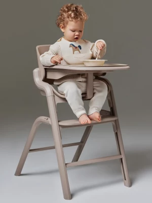 Стул для кормления Happy Baby Charley beige grey - фото 1