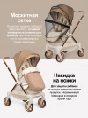 Коляска прогулочная Farfello Olivia Quartz sand