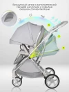 Коляска прогулочная Farfello Fest Lux Light Grey