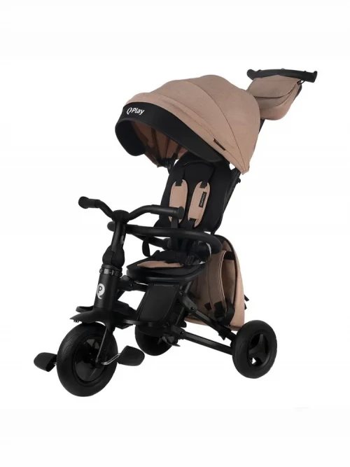 Велоколяска Pituso QPlay Nova + Beige/black