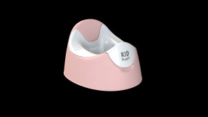 Горшок KidPlast Oxima розовый/белый